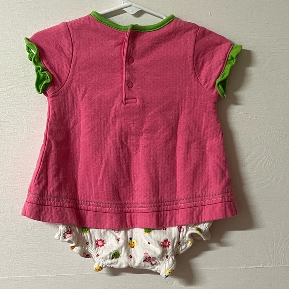 Vintage Baby Einstein One Piece Outfit Pink Character One Piece 6m - Picture 3 of 5